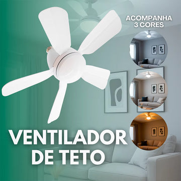 Ventilador Lâmpada 2 em 1