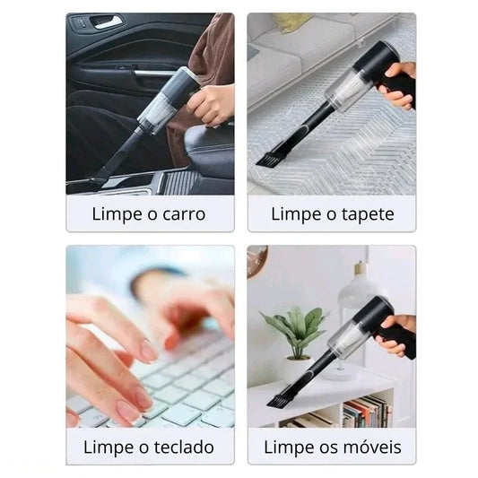 Aspirador e Soprador de Pó Portátil (2 em 1)